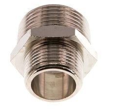 R 1'' x R 3/4'' Nickel plated Brass Double Nipple 16 Bar