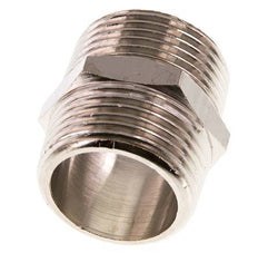 R 1'' Nickel plated Brass Double Nipple 16 Bar