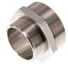 G 2 1/2'' x G 2'' Nickel plated Brass Double Nipple 16 Bar