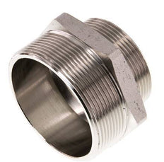 G 2 1/2'' x G 2'' Nickel plated Brass Double Nipple 16 Bar