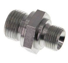 G 1/2'' x G 3/8'' Zinc plated Steel Double Nipple 400 Bar - Hydraulic [2 Pieces]