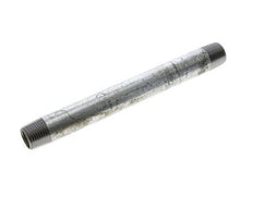 R 1/2'' Zinc plated Steel Double Pipe Nipple 50 Bar DIN 2982 - 180mm [5 Pieces]