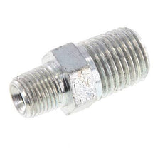 1/8'' NPT x 1/4'' NPT Zinc plated Steel Double Nipple 375 Bar - Hydraulic [2 Pieces]