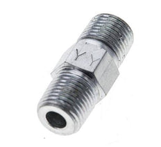 1/8'' NPT Zinc plated Steel Double Nipple 345 Bar - Hydraulic [2 Pieces]