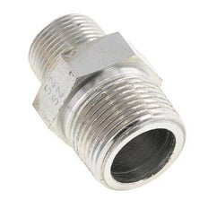 3/4'' NPT x 1'' NPT Zinc plated Steel Double Nipple 140 Bar - Hydraulic