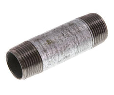 R 3/4'' Zinc plated Steel Double Pipe Nipple 50 Bar DIN 2982 - 80mm [5 Pieces]