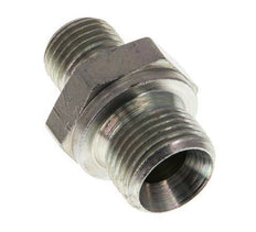 G 3/8'' x G 1/4'' Zinc plated Steel Double Nipple 400 Bar - Hydraulic [2 Pieces]