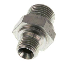 G 3/8'' x G 1/4'' Zinc plated Steel Double Nipple 400 Bar - Hydraulic [2 Pieces]