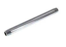 R 3/8'' Zinc plated Steel Double Pipe Nipple 50 Bar DIN 2982 - 180mm [2 Pieces]