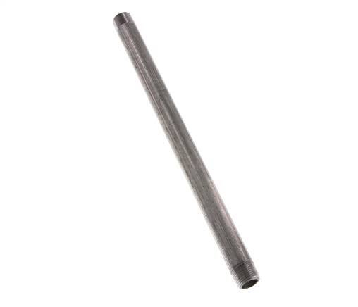 R 3/8'' Zinc plated Steel Double Pipe Nipple 50 Bar DIN 2982 - 250mm