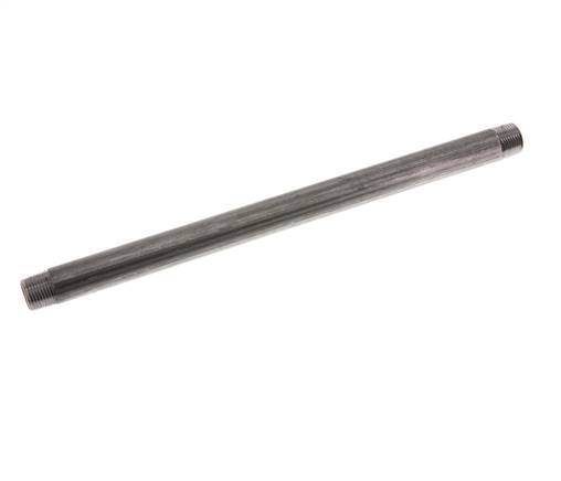 R 3/8'' Zinc plated Steel Double Pipe Nipple 50 Bar DIN 2982 - 250mm