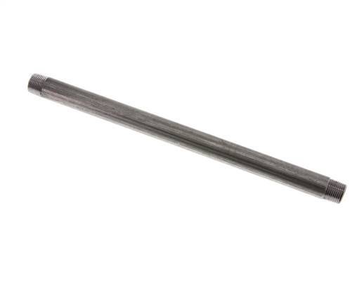R 3/8'' Zinc plated Steel Double Pipe Nipple 50 Bar DIN 2982 - 250mm
