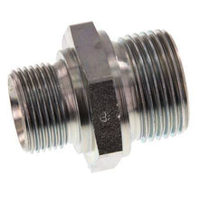 G 1'' x G 3/4'' Zinc plated Steel Double Nipple 345 Bar - Hydraulic