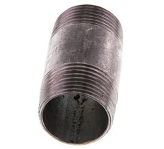 R 1'' Zinc plated Steel Double Pipe Nipple 50 Bar DIN 2982 - 60mm [5 Pieces]