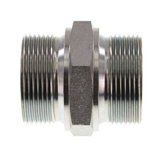 G 1 1/2'' Zinc plated Steel Double Nipple 315 Bar - Hydraulic