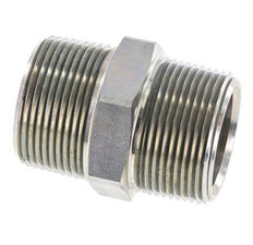 1 1/4'' NPT Zinc plated Steel Double Nipple 80 Bar - Hydraulic