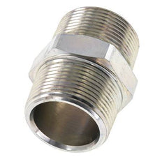 1 1/4'' NPT Zinc plated Steel Double Nipple 80 Bar - Hydraulic
