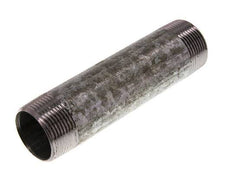 R 1 1/4'' Zinc plated Steel Double Pipe Nipple 50 Bar DIN 2982 - 150mm [2 Pieces]