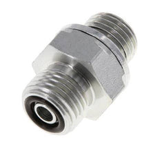 UNF 9/16''-18 x G 1/4'' Zinc plated Steel Double Nipple ORFS 630 Bar - Hydraulic