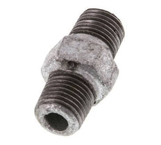 R 1/4'' Zinc plated Cast iron Double Nipple 25 Bar [2 Pieces]