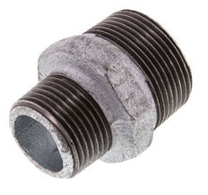 R 1 1/4'' x R 1'' Zinc plated Cast iron Double Nipple 25 Bar