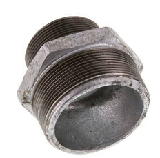 R 2 1/2'' x R 2'' Zinc plated Cast iron Double Nipple 25 Bar
