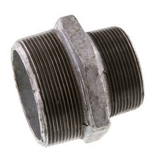 R 2 1/2'' x R 2'' Zinc plated Cast iron Double Nipple 25 Bar