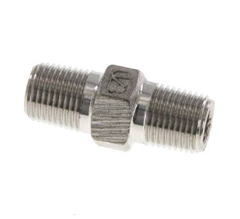 1/8'' NPT Stainless steel Double Nipple 16 Bar [2 Pieces]