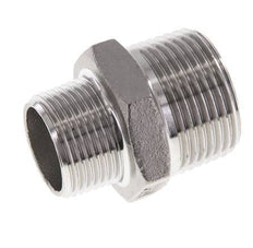 3/4'' NPT x 1'' NPT Stainless steel Double Nipple 16 Bar