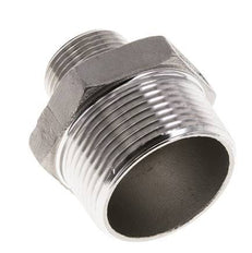 3/4'' NPT x 1 1/4'' NPT Stainless steel Double Nipple 16 Bar