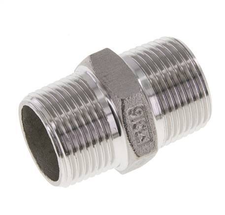 3/4'' NPT Stainless steel Double Nipple 16 Bar