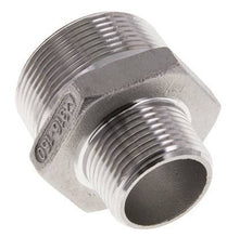 1'' NPT x 1 1/2'' NPT Stainless steel Double Nipple 16 Bar
