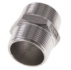 1 1/4'' NPT Stainless steel Double Nipple 16 Bar