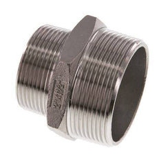 R 2'' x R 1 1/2'' Stainless steel Double Nipple 16 Bar