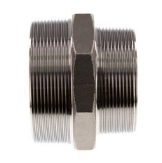 R 3'' x R 2 1/2'' Stainless steel Double Nipple 16 Bar