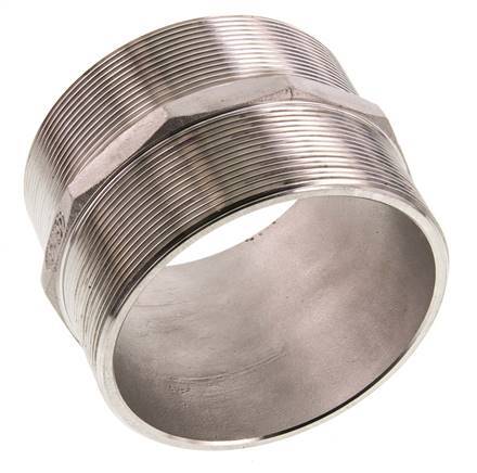 G 4'' Stainless steel Double Nipple 16 Bar