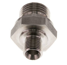 G 1/2'' x G 1/4'' Stainless steel Double Nipple 400 Bar - Hydraulic