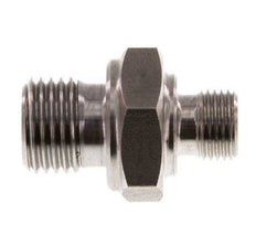 G 1/4'' x G 1/8'' Stainless steel Double Nipple 400 Bar - Hydraulic