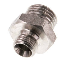 G 1/4'' x G 1/8'' Stainless steel Double Nipple 40 Bar