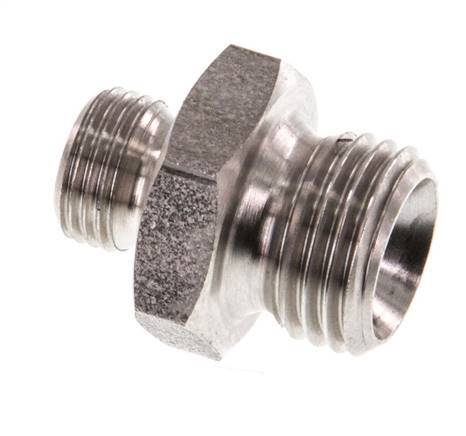 G 1/4'' x G 1/8'' Stainless steel Double Nipple 40 Bar