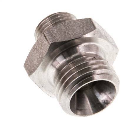 G 1/4'' x G 1/8'' Stainless steel Double Nipple 40 Bar