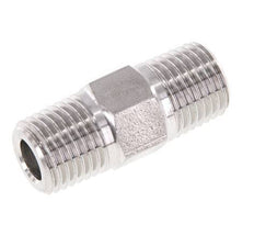 1/4'' NPT Stainless steel Double Nipple 275 Bar - Hydraulic
