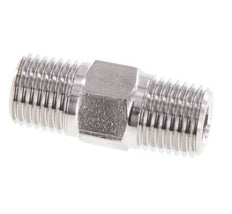 1/4'' NPT Stainless steel Double Nipple 275 Bar - Hydraulic