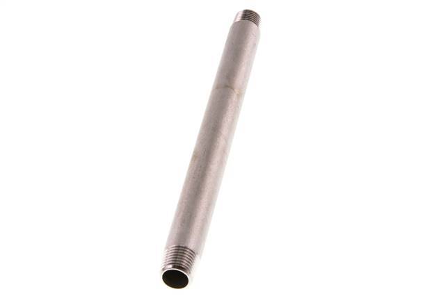 R 1/4'' Stainless steel Double Pipe Nipple 20 Bar DIN 2982 - 160mm