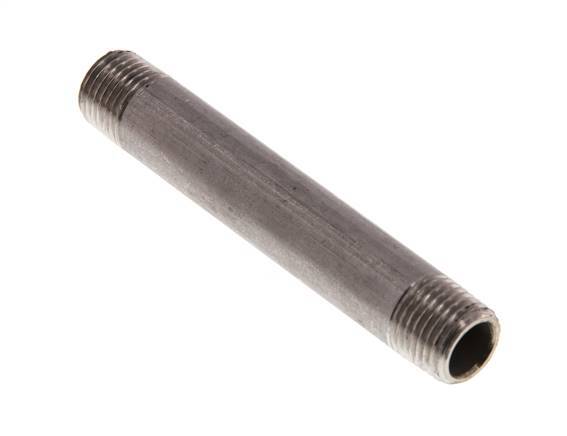 R 1/4'' Stainless steel Double Pipe Nipple 20 Bar DIN 2982 - 80mm