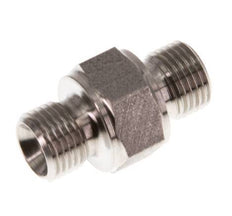 G 1/8'' Stainless steel Double Nipple 400 Bar - Hydraulic