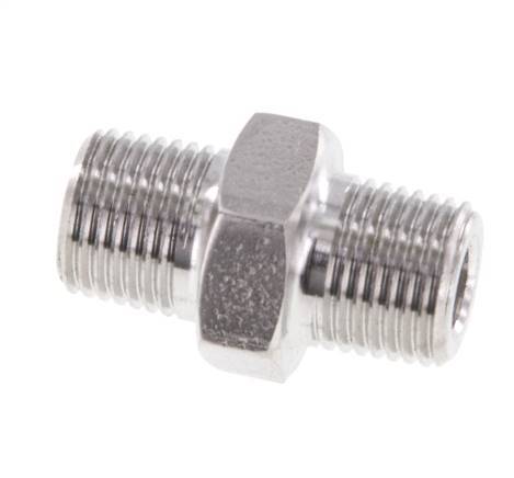 1/8'' NPT Stainless steel Double Nipple 345 Bar - Hydraulic