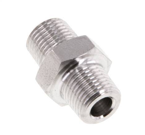1/8'' NPT Stainless steel Double Nipple 345 Bar - Hydraulic