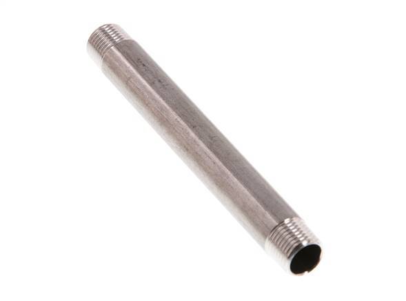 R 1/8'' Stainless steel Double Pipe Nipple 20 Bar DIN 2982 - 100mm