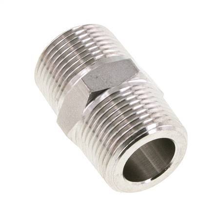 3/4'' NPT Stainless steel Double Nipple 170 Bar - Hydraulic